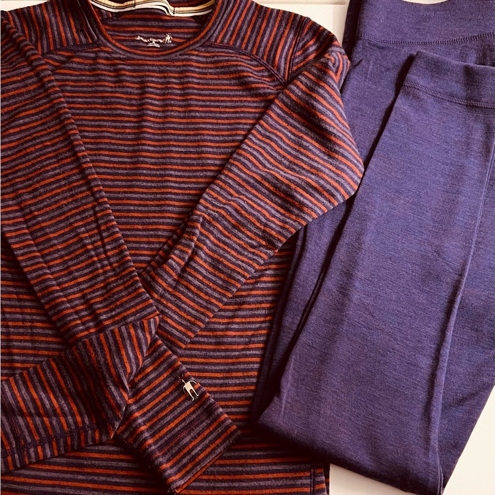 Smartwool base layers, long sleeve Top and bottom